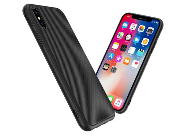 Чехол Nillkin Eton case для Apple iPhone X (черный, пластиковый)