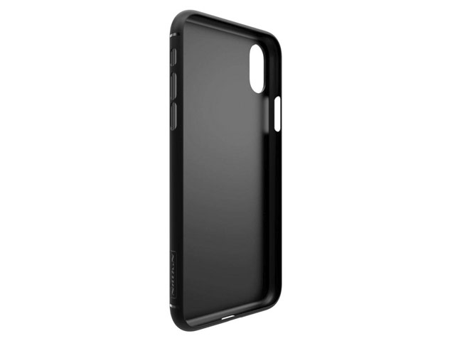 Чехол Nillkin Synthetic fiber для Apple iPhone X (черный, карбон)