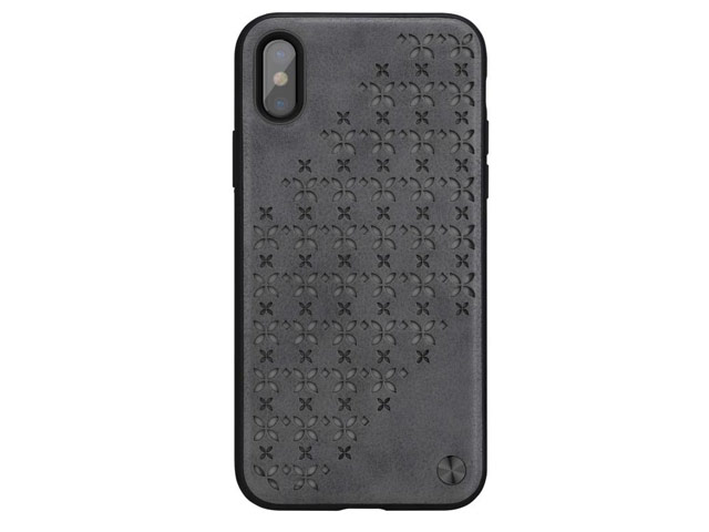 Чехол Nillkin Star Case для Apple iPhone X (серый, кожаный)
