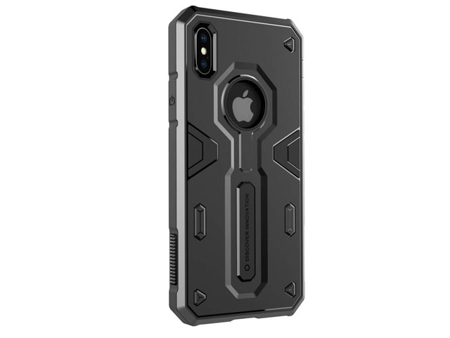 Чехол Nillkin Defender 2 case для Apple iPhone X (черный, усиленный)