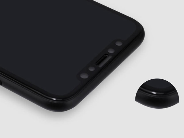 Защитная пленка Nillkin 3D CP+ MAX Glass Protector для Apple iPhone X (стеклянная, черная)