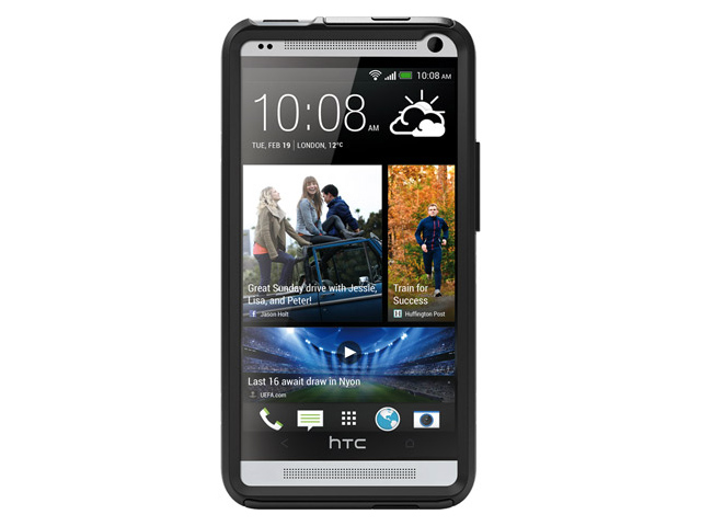 Чехол Otterbox Commuter Series Case для HTC One 801e (HTC M7) (черный, пластиковый)