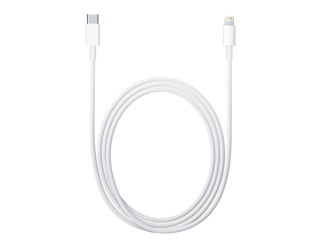 USB-кабель Apple USB-C to Lightning Cable универсальный (Lightning, USB-C, 1 метр, белый)