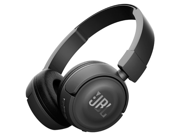 Наушники JBL Wireless On-Ear Headphones T450BT универсальные (беспроводные, черные, микрофон)