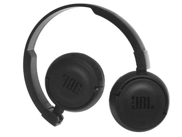 Наушники JBL Wireless On-Ear Headphones T450BT универсальные (беспроводные, черные, микрофон)