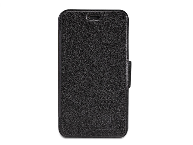 Чехол Nillkin Side leather case для Nokia Lumia 620 (черный, кожанный)