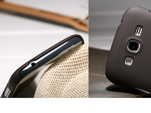 Чехол Nillkin Hard case для Samsung Galaxy Grand Duos i9082 (темно-коричневый, пластиковый)