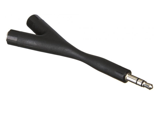 Сплиттер Belkin Headphone Splitter (черный, разъемы 3.5 мм)