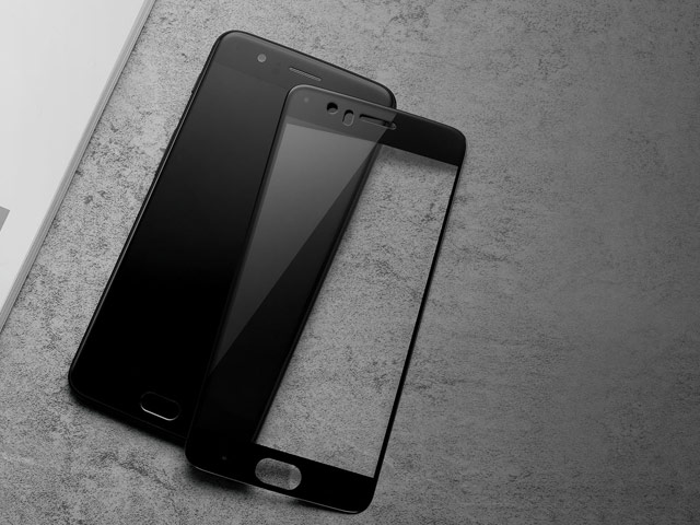 Защитная пленка OnePlus 3D Tempered Glass Protector для OnePlus 5 (стеклянная, черная)