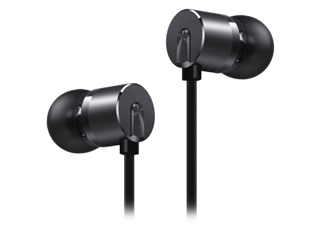 Наушники OnePlus Bullets Earphones V2 универсальные (черные, пульт/микрофон, 20-20000 Гц)