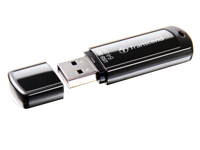 Флеш-карта Transcend JetFlash 700 (64Gb, USB 3.0, черная)