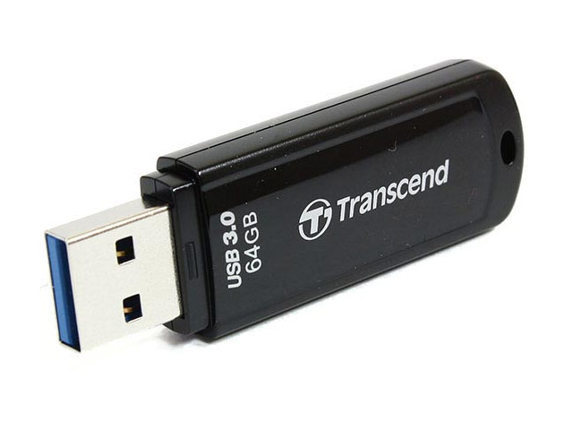 Флеш-карта Transcend JetFlash 700 (64Gb, USB 3.0, черная)