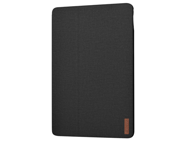 Чехол Devia Flax Flip case для Apple iPad Pro 12.9 (черный, матерчатый)