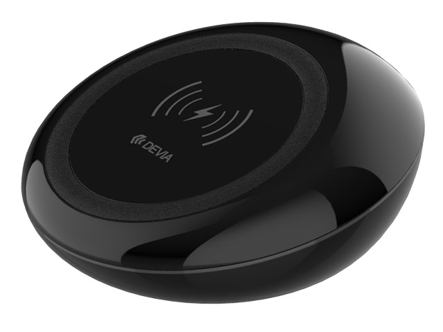 Беспроводное зарядное устройство Devia Fast Wireless Charger (Fast Charge, черное, стандарт QI)