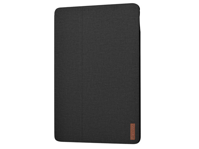 Чехол Devia Flax Flip case для Apple iPad Pro 10.5 (черный, матерчатый)