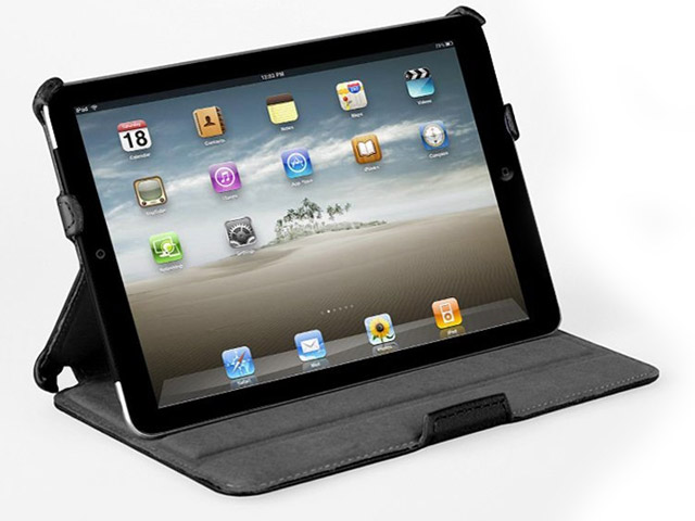 Чехол Yotrix FlipCase для Apple iPad mini (черный, кожанный)