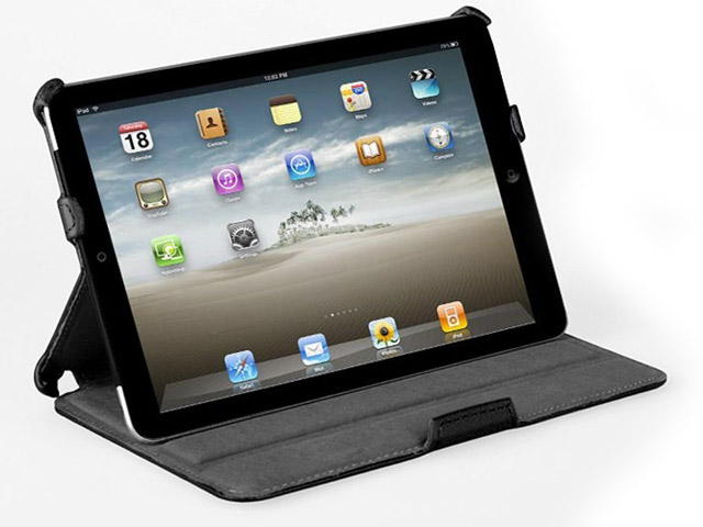 Чехол Yotrix FlipCase для Apple iPad mini (черный, кожанный)