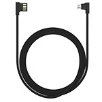 USB-кабель Devia 90 Connector Cable универсальный (microUSB, 1 метр, черный)