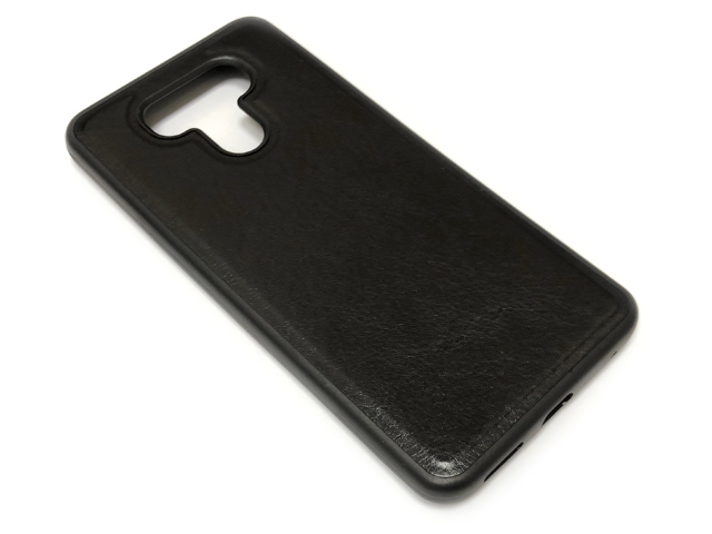 Чехол Yotrix SnapCase для LG G6 (черный, кожаный)