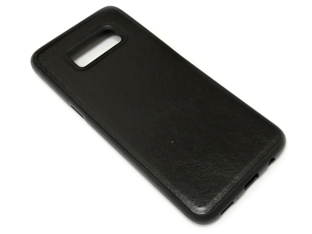 Чехол Yotrix SnapCase для Samsung Galaxy S8 (черный, кожаный)