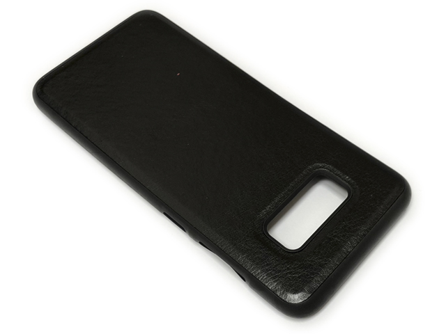 Чехол Yotrix SnapCase для Samsung Galaxy S8 (черный, кожаный)