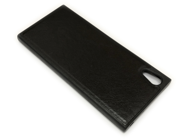 Чехол Yotrix SnapCase для Sony Xperia XA1 (черный, кожаный)