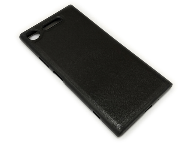 Чехол Yotrix SnapCase для Sony Xperia XZ1 (черный, кожаный)