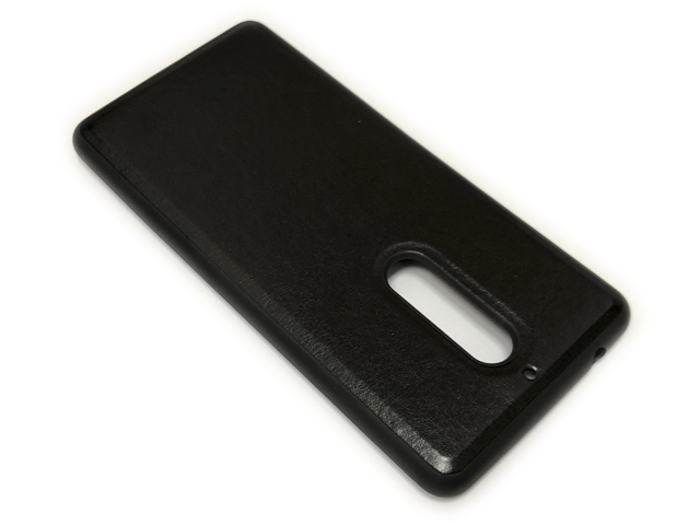 Чехол Yotrix SnapCase для Nokia 5 (черный, кожаный)
