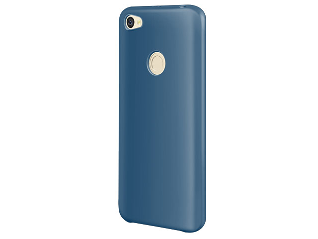 Чехол Yotrix LiquidSilicone для Xiaomi Redmi Note 5A/5A prime (синий, гелевый)