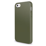 Чехол Yotrix LiquidSilicone для Apple iPhone SE (хаки, гелевый)