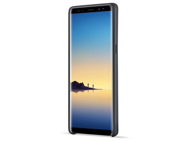 Чехол Yotrix LiquidSilicone для Samsung Galaxy Note 8 (черный, гелевый)