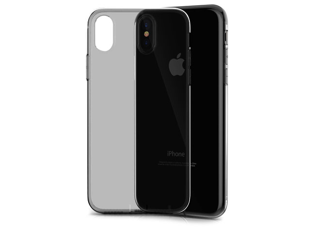 Чехол Devia Naked case для Apple iPhone X (серый, гелевый)