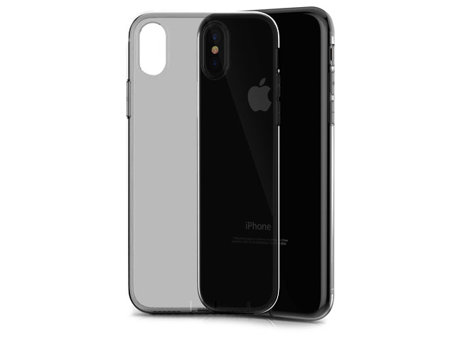 Чехол Devia Naked case для Apple iPhone X (серый, гелевый)