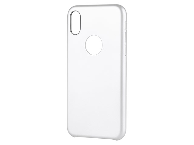 Чехол Devia Ceo case для Apple iPhone X (белый, пластиковый)
