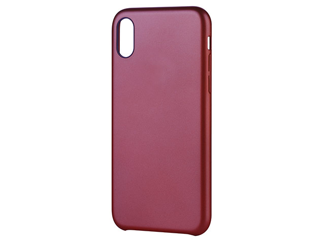 Чехол Devia Ceo 2 case для Apple iPhone X (красный, пластиковый)