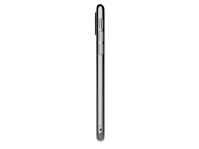 Чехол Devia Glitter Soft case для Apple iPhone X (серебристый, гелевый)
