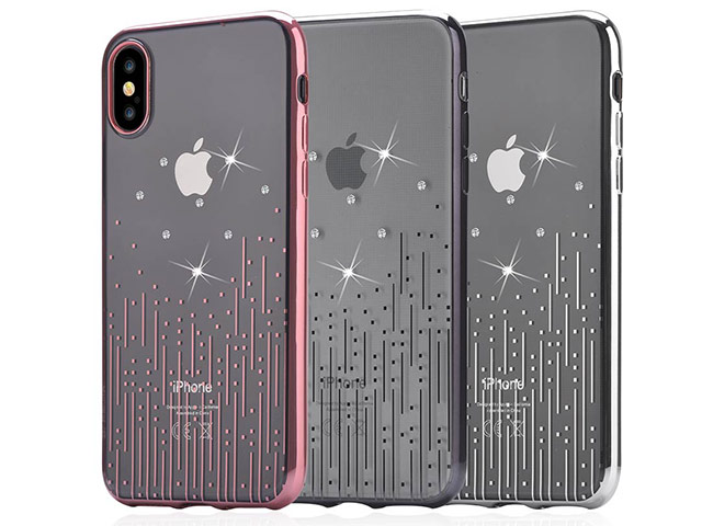 Чехол Devia Crystal Meteor для Apple iPhone X (Silvery, гелевый)