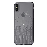 Чехол Devia Crystal Meteor для Apple iPhone X (Gun Black, гелевый)