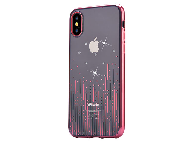 Чехол Devia Crystal Meteor для Apple iPhone X (Red, гелевый)