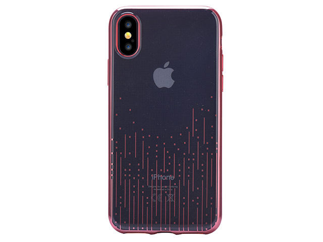 Чехол Devia Crystal Meteor для Apple iPhone X (Red, гелевый)