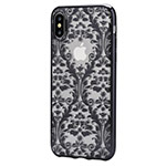 Чехол Devia Crystal Baroque для Apple iPhone X (Gun Black, гелевый)