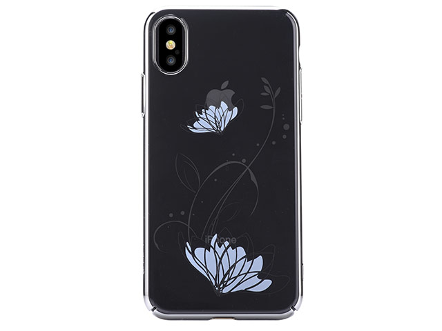 Чехол Devia Crystal Lotus для Apple iPhone X (Silvery, пластиковый)