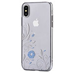 Чехол Devia Crystal Petunia для Apple iPhone X (Silvery, пластиковый)