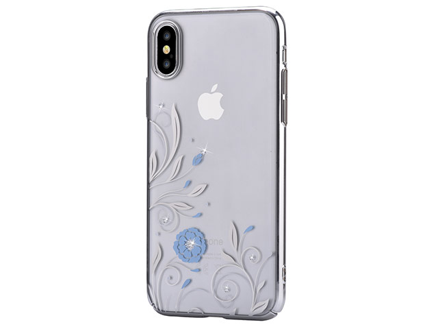 Чехол Devia Crystal Petunia для Apple iPhone X (Silvery, пластиковый)