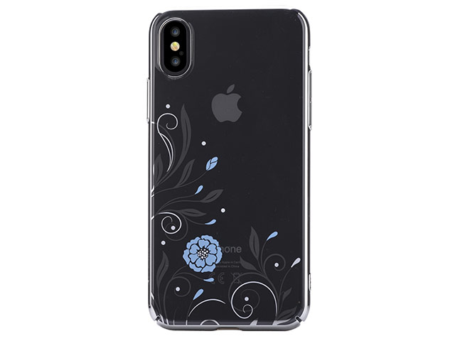 Чехол Devia Crystal Petunia для Apple iPhone X (Silvery, пластиковый)