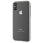 Чехол Devia Glimmer Luxurious для Apple iPhone X (серебристый, пластиковый)