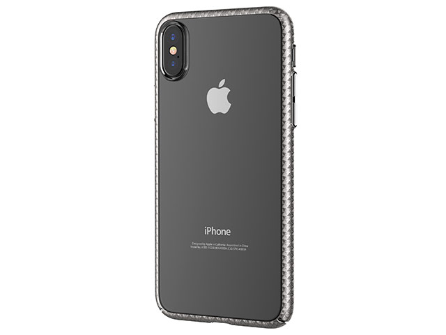 Чехол Devia Glimmer Luxurious для Apple iPhone X (серебристый, пластиковый)