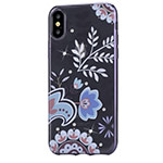 Чехол Devia Crystal Bloosom для Apple iPhone X (Gun Black, гелевый)