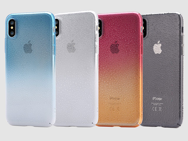 Чехол Devia Amber case для Apple iPhone X (серый, пластиковый)
