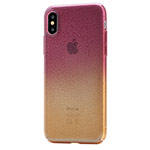 Чехол Devia Amber case для Apple iPhone X (оранжевый, пластиковый)